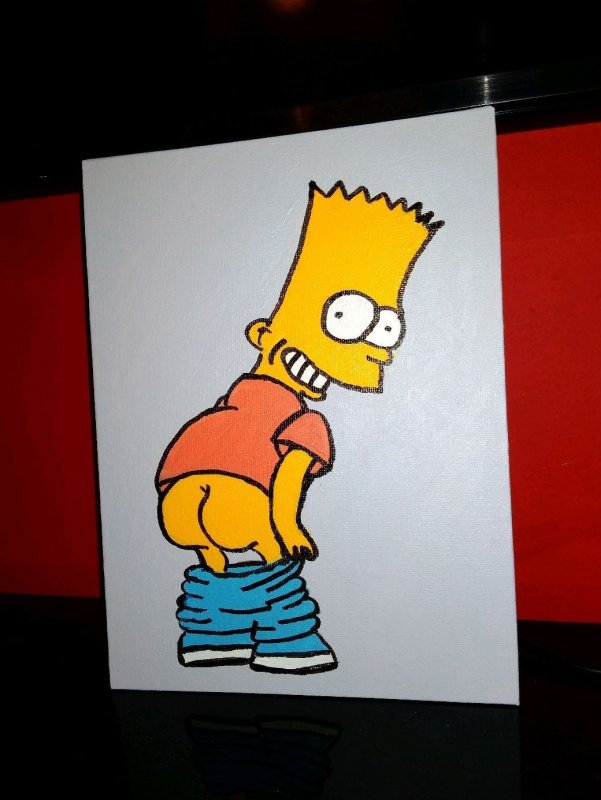Барт симпсон картина