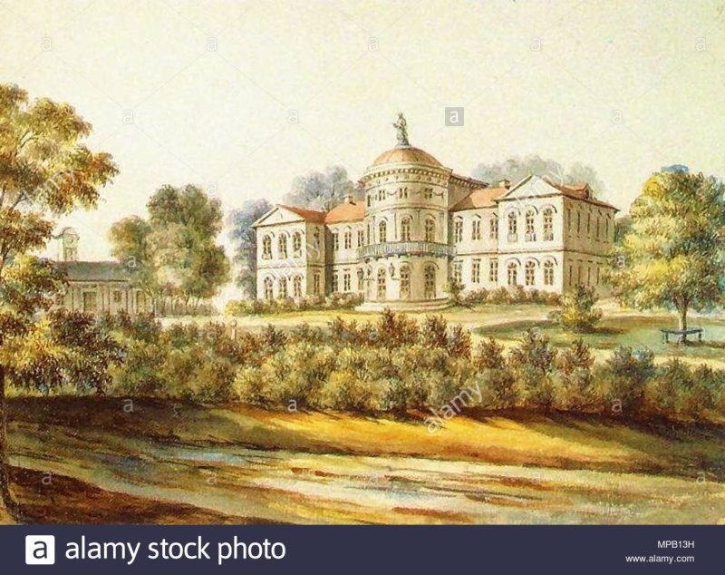 Дворянское имение 19 века рисунки
